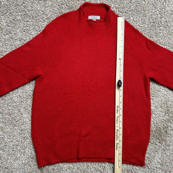 J.Crew Rollneck Sweater Women's XXS Red Maroon Wool Alpaca Supersoft BD613 NWT - Picture 11 of 16
